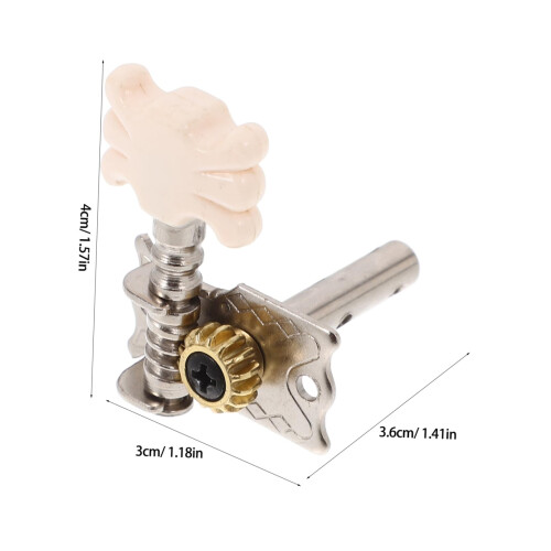 Locking Guitar Tuners Set for Acoustic Folk Guitar, Stable Tuning Performance and Quick String Changes 1