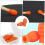 Drumstick Covers 2 Pack Orange Silicone Tips for Quiet Practice Noise Reduction and Tip Protection 5
