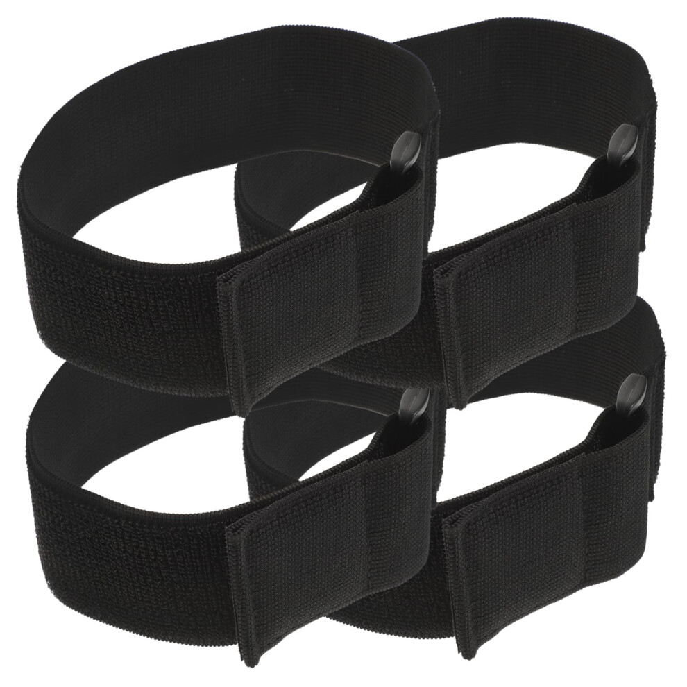 4Pcs Heavy Duty Elastic Cinch Straps Reusable Hook And Loop Cable Management For Travel And Outdoor Gear 9310869691808