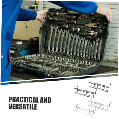 6Pcs Pegboard Screwdriver Holder Set, SpaceSaving Tool Organizer for Garage Workshop 2
