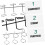6Pcs Pegboard Screwdriver Holder Set, SpaceSaving Tool Organizer for Garage Workshop 5
