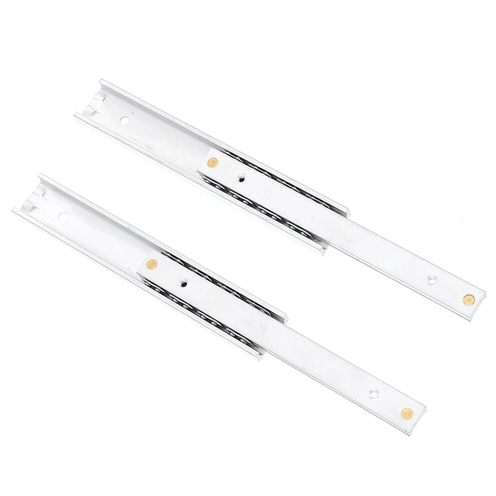 Heavy Duty Full Extension Undermount Drawer Slides 15.5 Inch Aluminum Alloy Rails For Cabinet Drawer 9310869725718