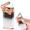 Dual Flame Torch Lighter Windproof Butane Lighter with Adjustable Flame Refillable Design White 1