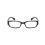 Red Rectangle Blue Light Blocking Computer Reading Glasses +1.50 Anti Eyestrain Wide View Design 2