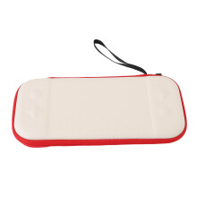 Gaming Console Carrying Case with DoubleLayer Protection, WaterResistant Nylon Travel Bag for Consoles, Cables and Accessories (Beige)