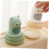 Dish Scrub Brush with Automatic Soap Dispenser, Replaceable Head and Ergonomic Handle for Pots and Pans 3
