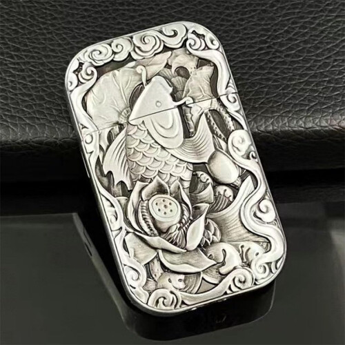 Windproof Torch Lighter with Adjustable Jet Flame, Refillable Butane Metal Lighter for Men Gift (Color M)