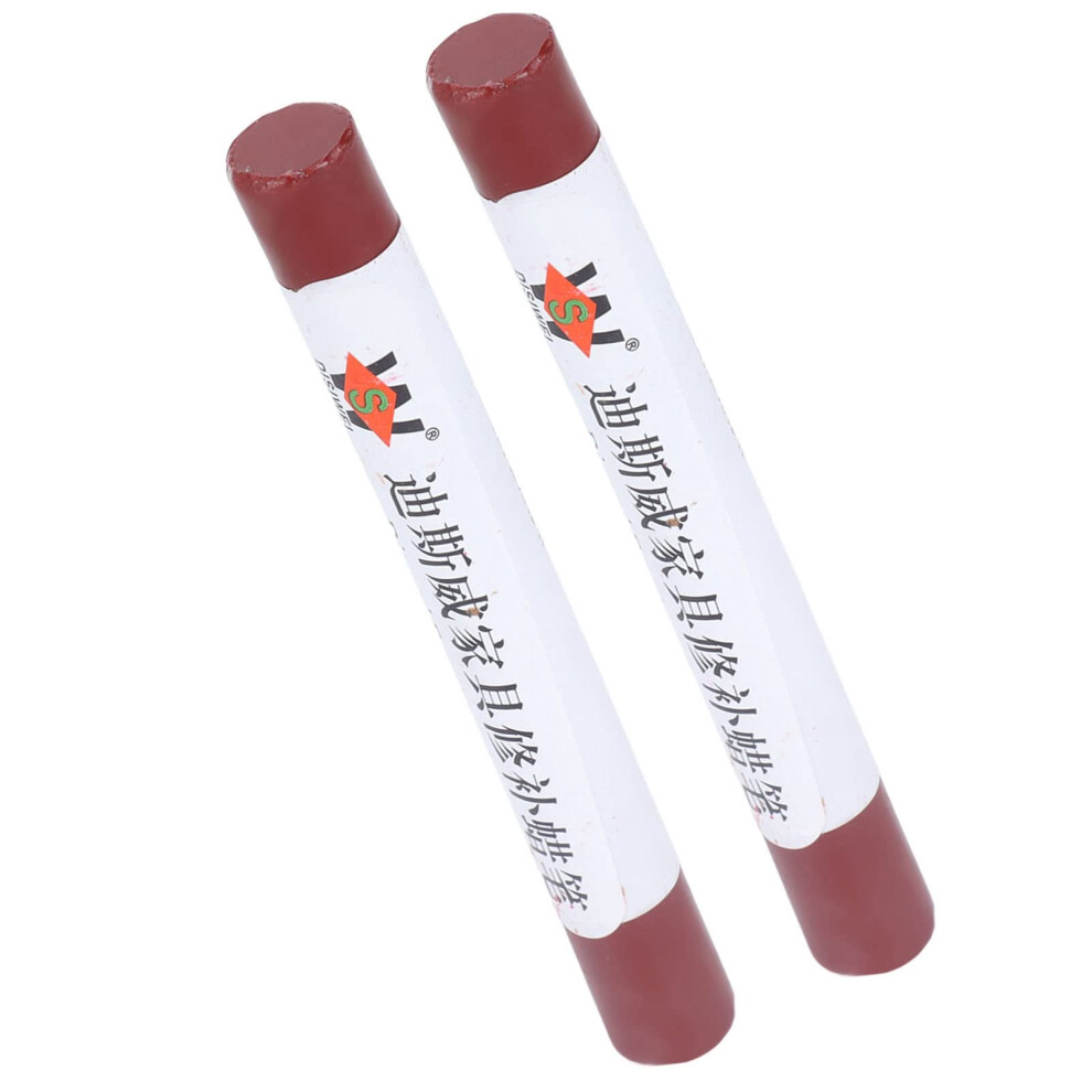2Pcs Furniture Crayon Set, Quick Scratch Wax Stick For Wood Furniture Touch Up 9330225801603