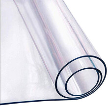 Clear Table Protector 180x180cm ScratchResistant PVC Table Cover for Dining Desk Easy Wipe Clean