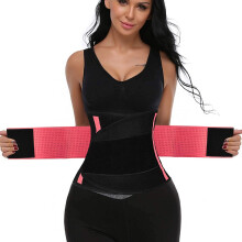 Back Brace for Lower Back Pain Relief, Adjustable Lumbar Support Belt for Men and Women, Breathable Pink