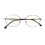 AntiGlare Reading Glasses +0.75 with Silver Coating and Spring Temple Oval Round Frame for Computer Use 2