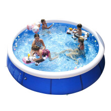 Inflatable Swimming Pool 12ft x 30in for Kids and Adults, Fast Setup Above Ground Family Pool for Outdoor Backyard Fun