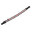 Red Leather Guitar Strap Thickened Comfort Design for Stage Performance Enhanced Visibility 2