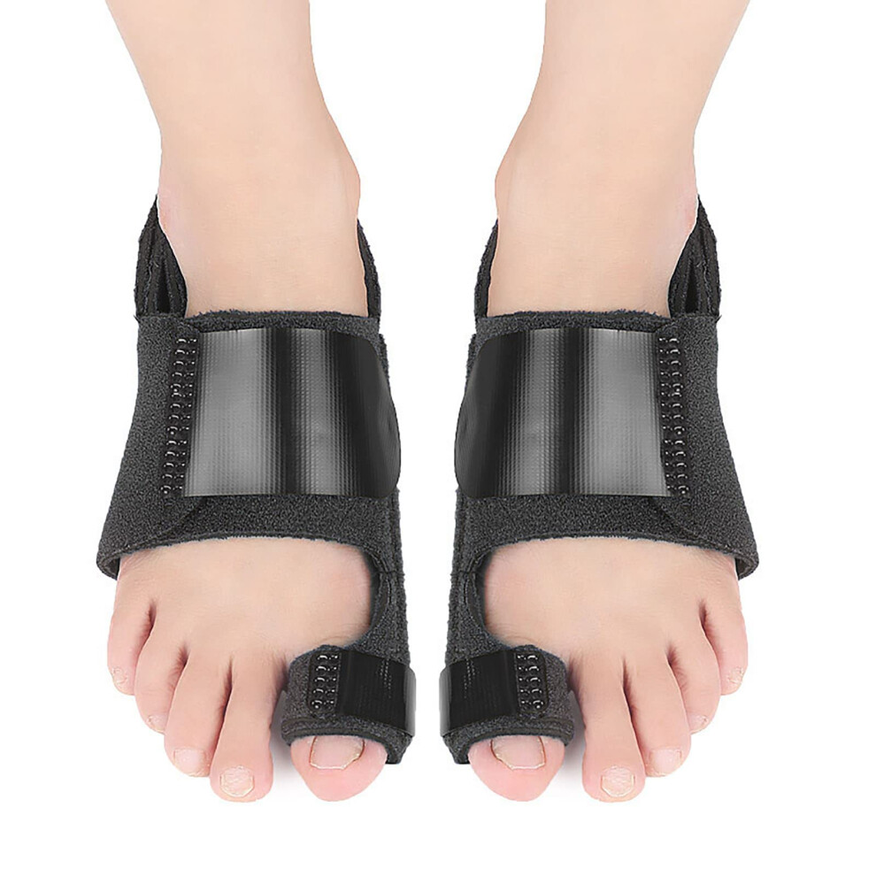 Bunion Corrector Splint 2PCS for Big Toe Alignment Pain Relief with Adjustable Orthopedic Toe Separator