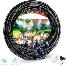 Drip Irrigation Kit 42.6ft Adjustable Automatic Micro System for Garden Patio Greenhouse