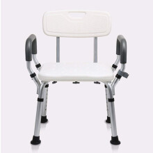 Adjustable Foldable Shower Chair for Elderly and Disabled, Lightweight Bath Stool with NonSlip Seat, 68x41cm