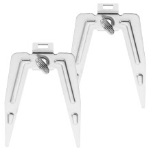 2pcs Stainless Steel Rotisserie Forks Set for Air Fryer BBQ Oven, Secure Grip for Chicken Fish
