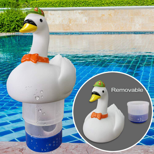 Floating Chlorine Dispenser for Pool and Spa, Adjustable Release Control, Fits 3 Inch Tablets 1