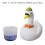 Floating Chlorine Dispenser for Pool and Spa, Adjustable Release Control, Fits 3 Inch Tablets 3
