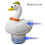 Floating Chlorine Dispenser for Pool and Spa, Adjustable Release Control, Fits 3 Inch Tablets 5