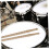 2Pcs Drumsticks  Percussion Sticks with Ergonomic Grip  Toughness for Beginners and Professionals 5