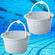 Pool Skimmer Basket 2 Pack SPX1091C Replacement for Hayward SP1091LX SP1091WM Easy Lift Handle