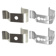 BBQ Thermometer Probe Clips 12 Pack Stainless Steel Meat Thermometer Holder for Grill and Oven