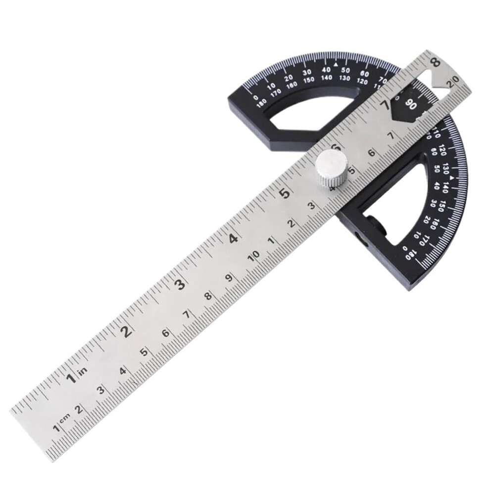 180 Degree Stainless Steel Protractor Angle Finder Ruler For Woodworking Accurate Angle Measurement 9351714922449