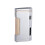 Torch Lighter Double Jet Flame Refillable Butane Windproof Lighter with Fuel Window Silver Gift for Men 1