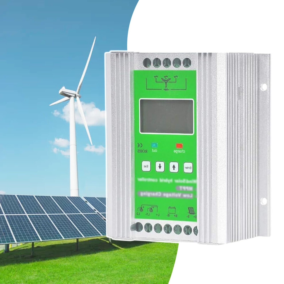 Wind Turbine And Solar Hybrid Mppt Charge Boost Controller 12V 24V 48V For Lithium Battery 9330225684923