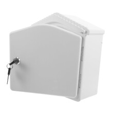 Lockable Wall Mounted Mailbox Outdoor Milk Box with Secure Locking System and Weather Resistant Design