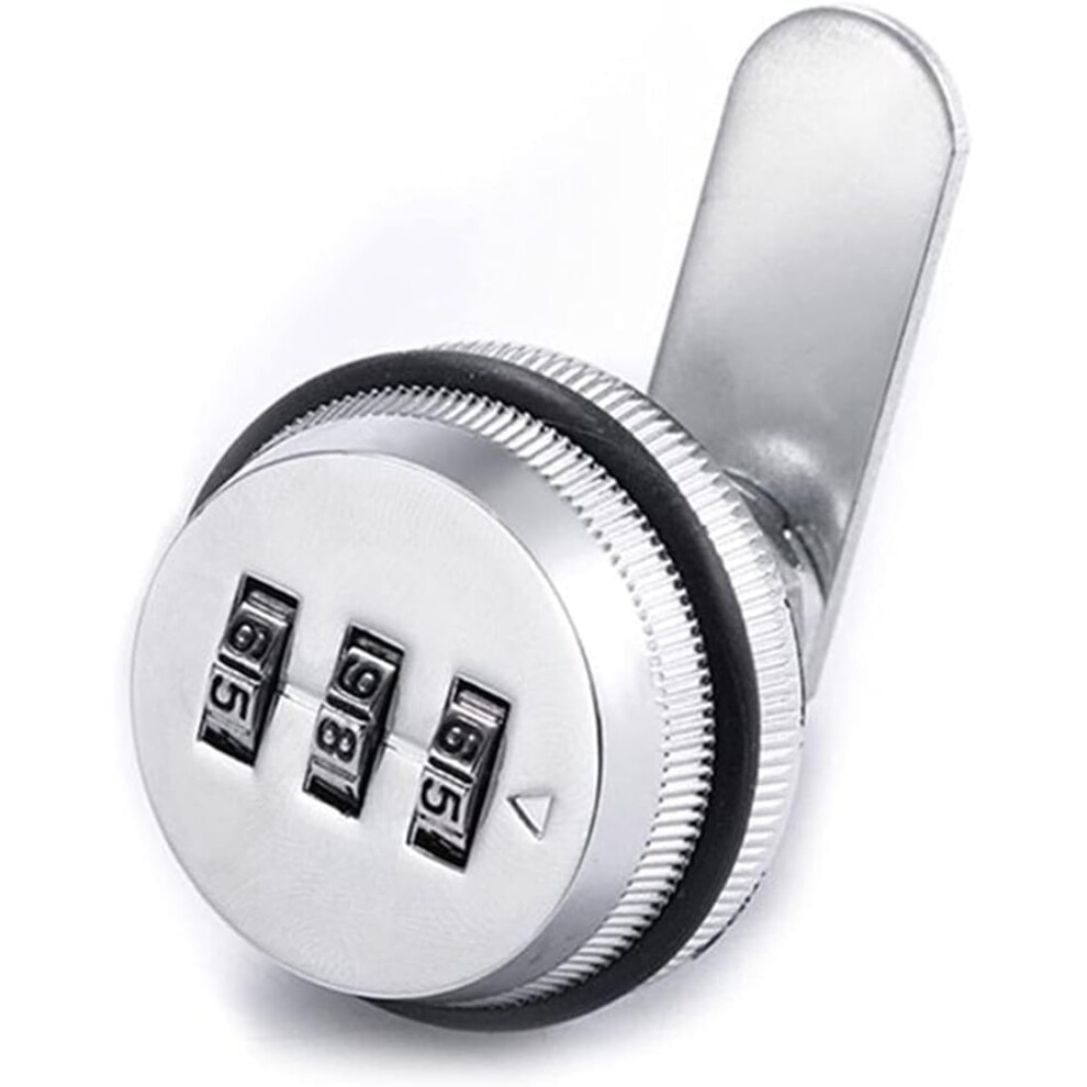 3Digit Combination Cam Lock 7/8' Keyless Zinc Alloy Cabinet Drawer Mailbox Lock Adjustable Rotary Design 9330225718451