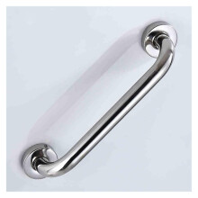 33cm Stainless Steel Grab Bar Bathroom Safety Bar with Nonslip Textured Grip and Concealed Mount Design