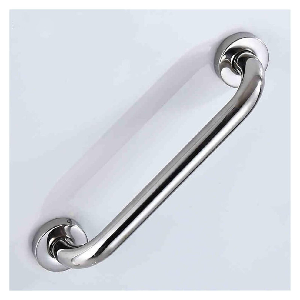 33cm Stainless Steel Grab Bar Bathroom Safety Bar with Nonslip Textured Grip and Concealed Mount Design