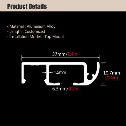Ceiling Curtain Track System with Smooth Gliding Rollers, MultiLength Options Room Divider Rod 2