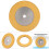 Precision Stainless Steel Circle Drawing Tool, Gold Adjustable Compass Ruler for Crafting and Drafting 3