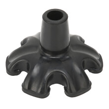 Walking Cane Tips 3/4 Inch Rubber Cane Tip Replacement with SixPoint Stable Support and AntiSlip Base