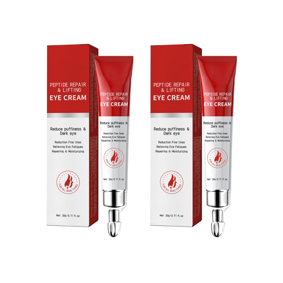 Cream Peptide Eye For Wrinkles And Puffiness, Firming And AntiâAging Eye Lifting Gel With Centella, 0.71 Oz, 2Pcs