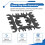 Ignition Lead Wire Divider Separator Loom Clip Ht Lead Holders Clamp Spacers 8mm for Chevy 3