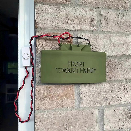 Fake Mine Doorbell, Pranks and Security Front Toward Enemy,Adults Home Decor 1