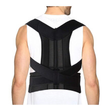 Posture Corrector Back Brace with Full Back Support, Adjustable Waist Belt and Breathable Fabric for Men and Women Medium Size