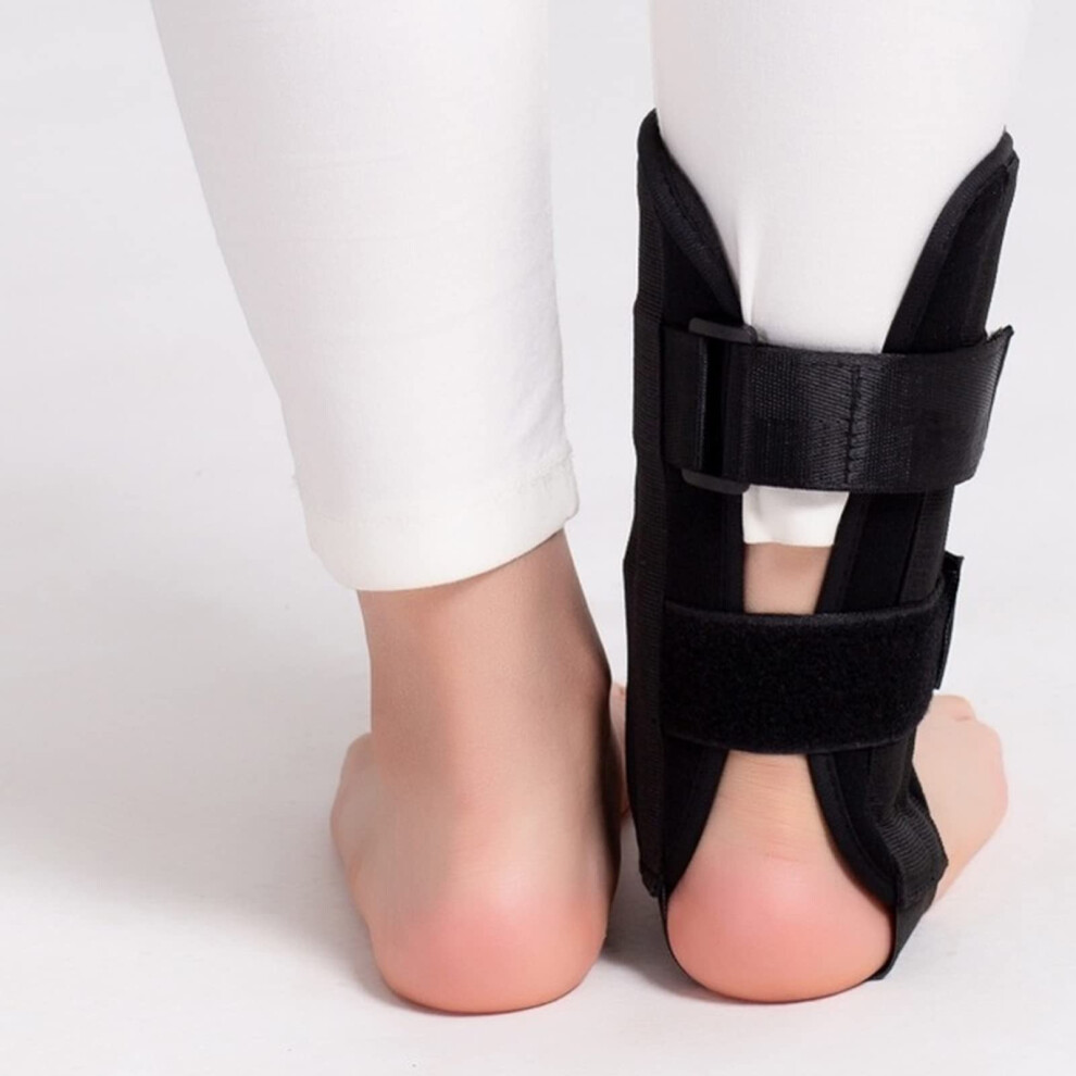 Ankle Brace Adjustable with Support Straps for Injury Recovery, Breathable Ankle Stabilizer L
