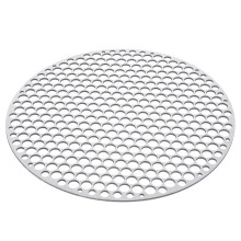 Round Stainless Steel Grill Mesh Reusable BBQ Mat Cuttable Custom Fit for Gas Grill Vegetables Meat