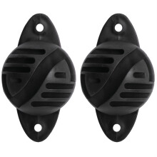 120 Pcs Electric Fence Insulator for Horse and Cattle, Durable Black Hemispherical Wire Accessories