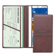 Car Registration and Insurance Card Holder,-Millet color