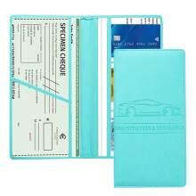 Car Registration and Insurance Card Holder, Vehicle-emerald