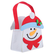 Weihnachtsgeschenktasche aus Filzstoff (1 Stück)