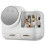 Durable ABS Plastic Cosmetic Organizers With LED Lighted-White 1