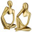 Thinker Statue Home Decor Art Ornament Set of 2 1
