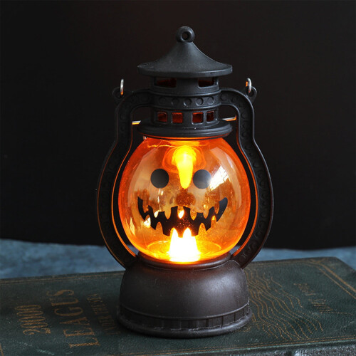 Vintage LED Lanterns Flickering Flame 2 pcs